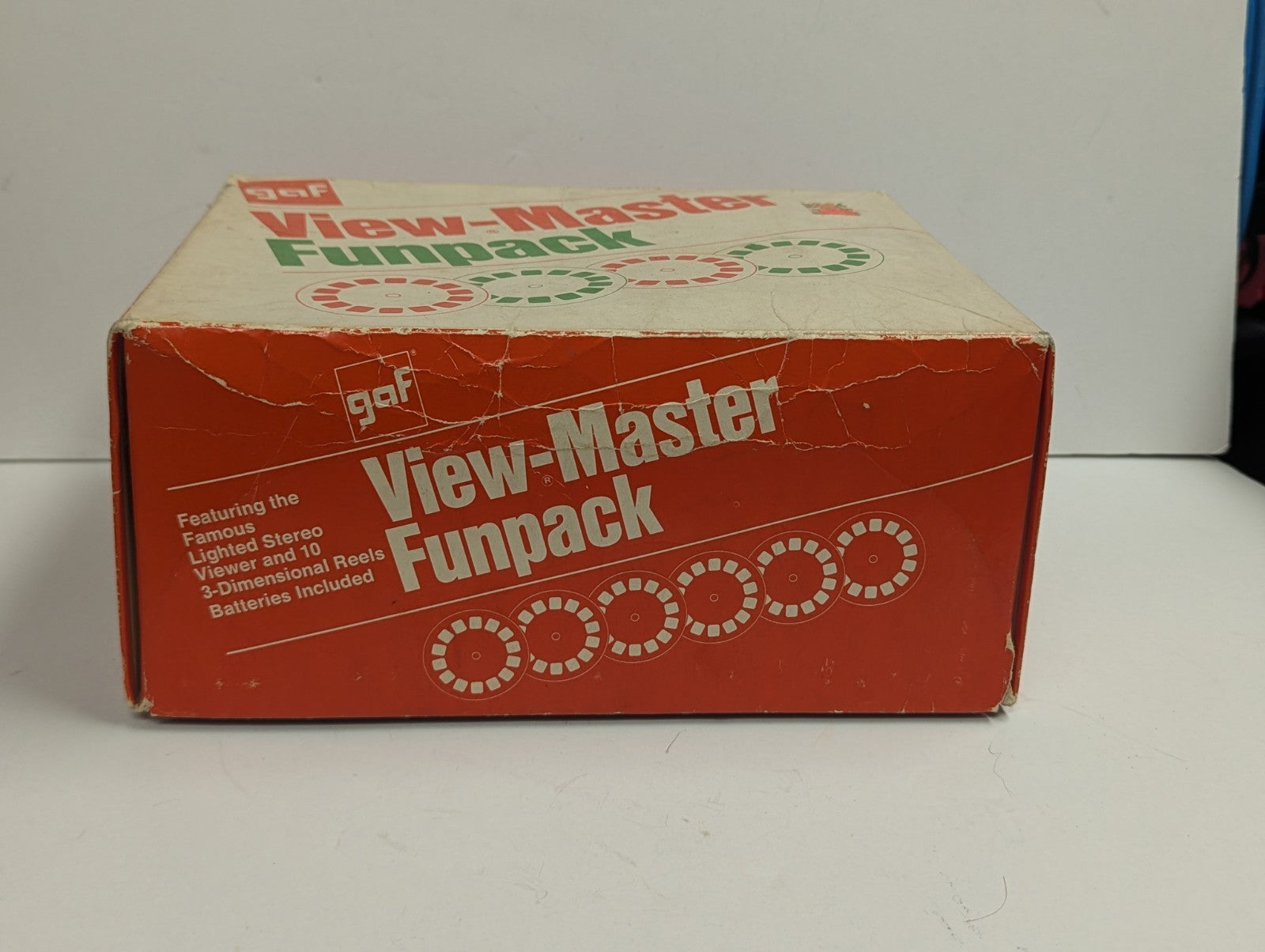 Vintage View-Master Fun Pack & 3-D BAKELITE VIEWER w/t Many Slides Original Box