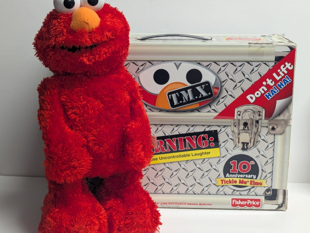 2006 Fisher Price TICKLE ME ELMO TMX Doll 10th Anniversary OPEN BOX Untested