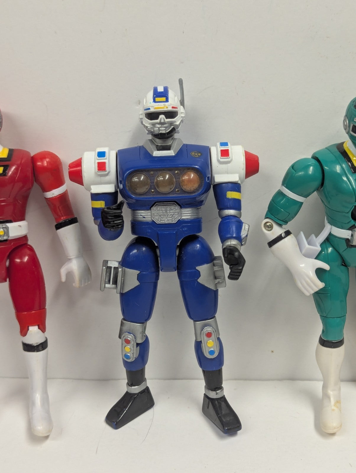 Bandai 1997 Power Rangers Turbo Shifter Action Set Of 6 Figures 