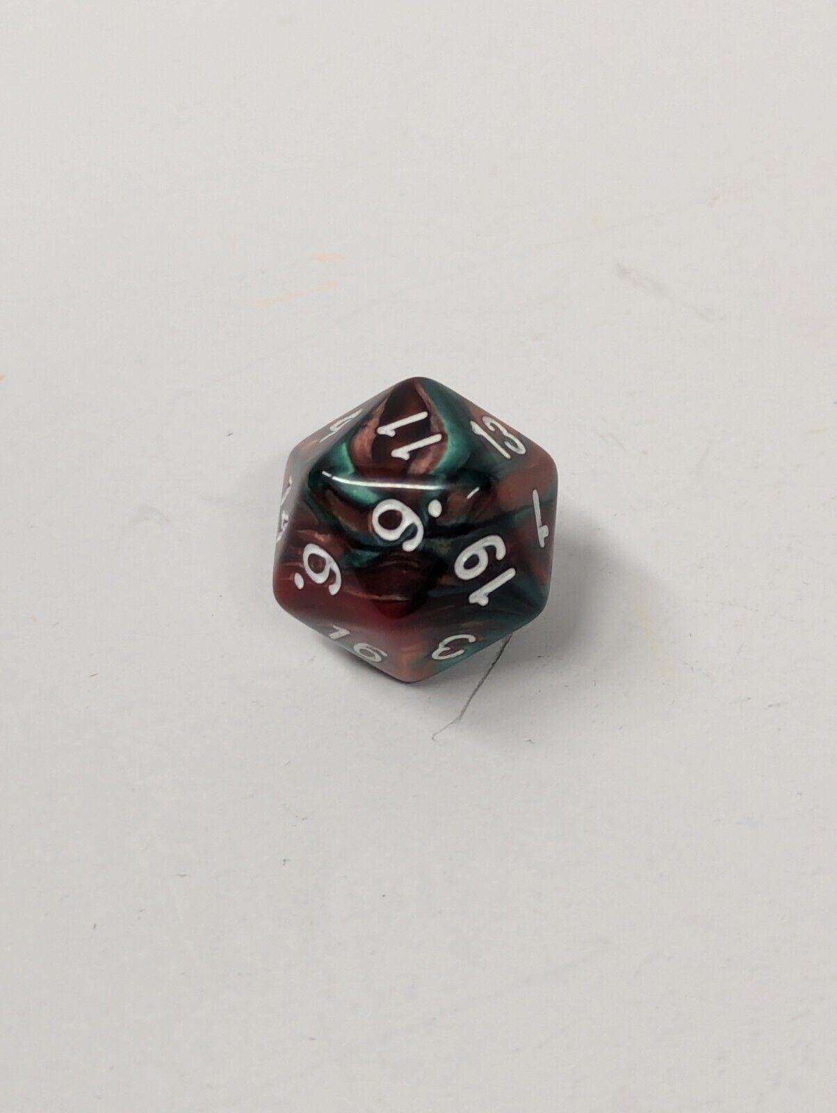 Mixed Lot Of RPG Dice D20 D6 D&D Multicolor Die with Dust Bag