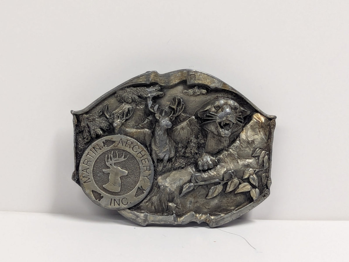 Martin Archery Inc Belt Buckle Siskiyou Leather & Buckle Co Williams Pewter
