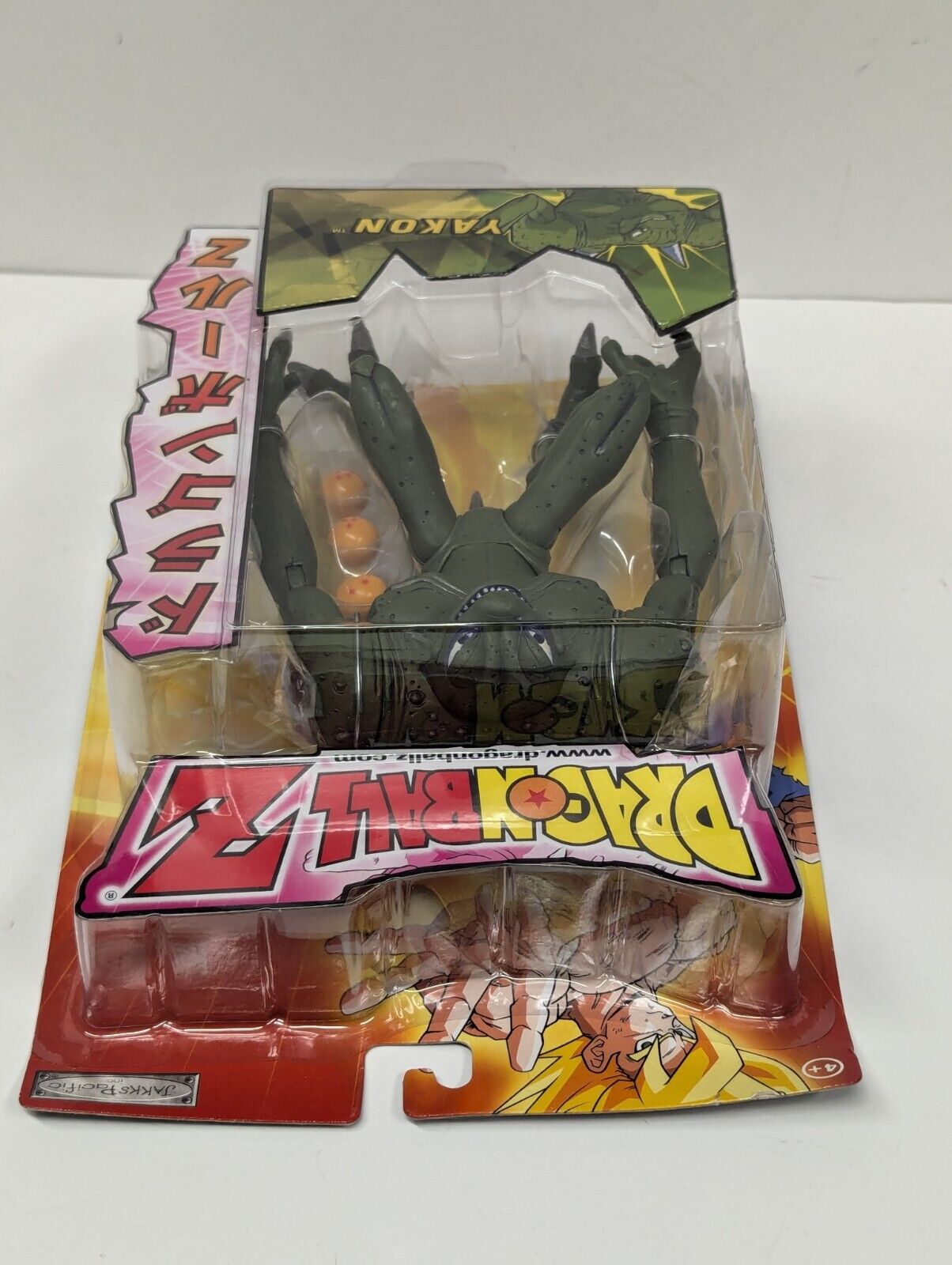 New Sealed Jakks Pacific Dragon Ball Z Figure Yakon 2003 Vintage