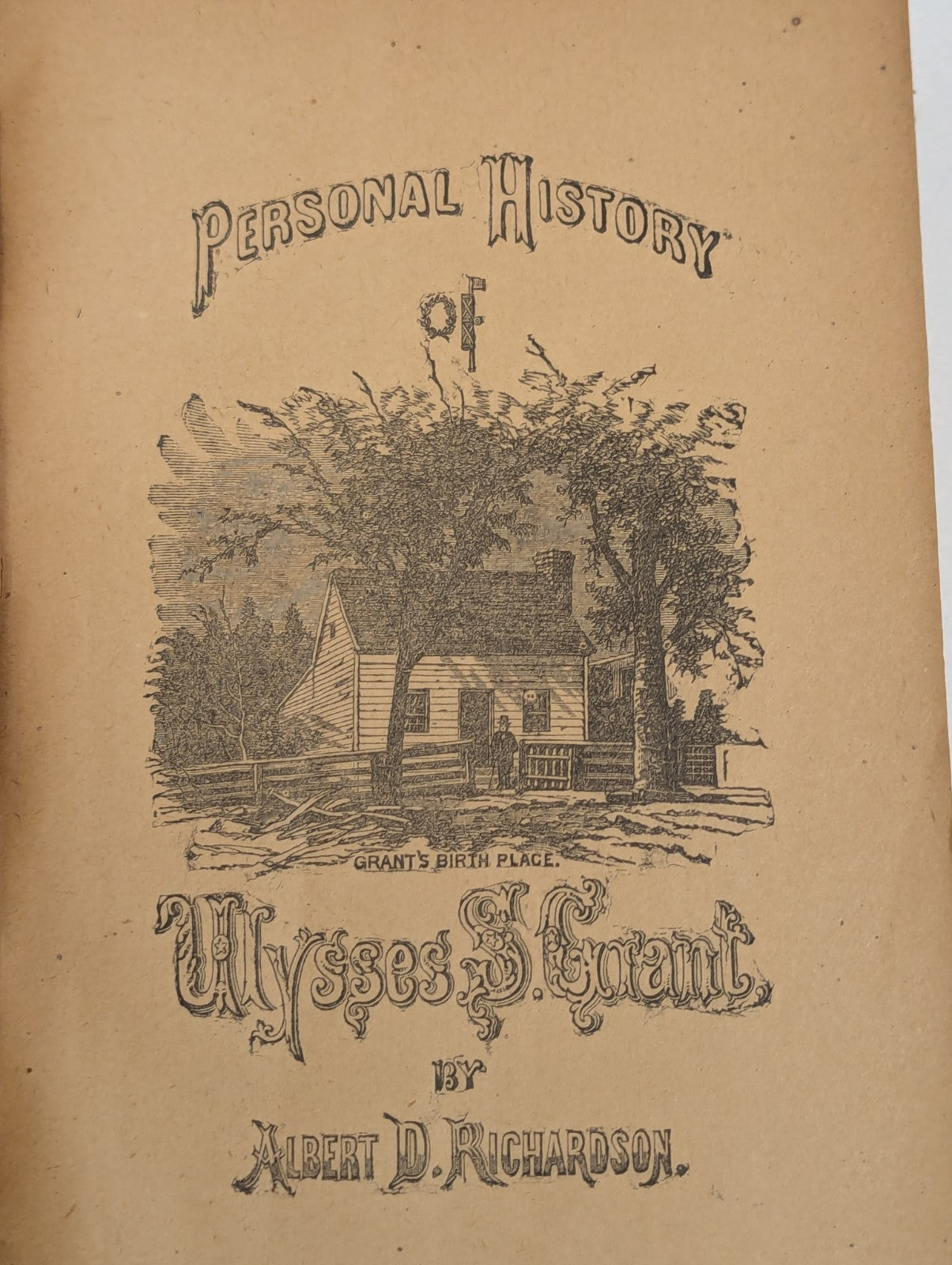 VINTAGE 1885 A PERSONAL HISTORY of ULYSSES S GRANT BOOK 