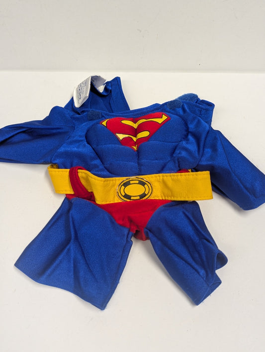 Build a Bear Superman Outfit Muscle Clothing Suit Superhero Costume Halloween