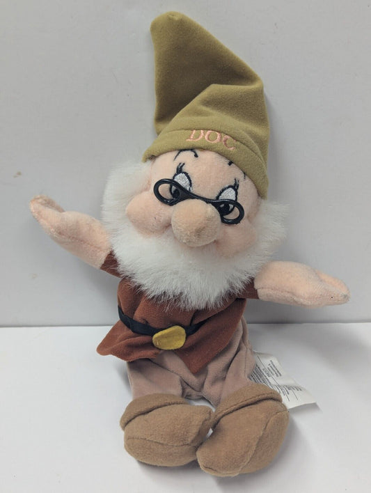 Disney Doc  (From Snow White & 7 Dwarfs) 6” Tall Stuffed Animal Plush Toy