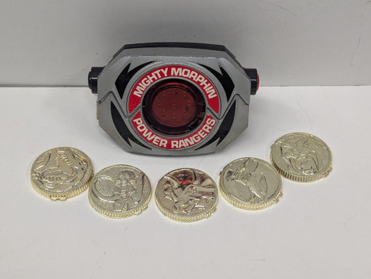 Vintage Mighty Morphin Power Rangers Morpher With 5 Power Coins Bandai