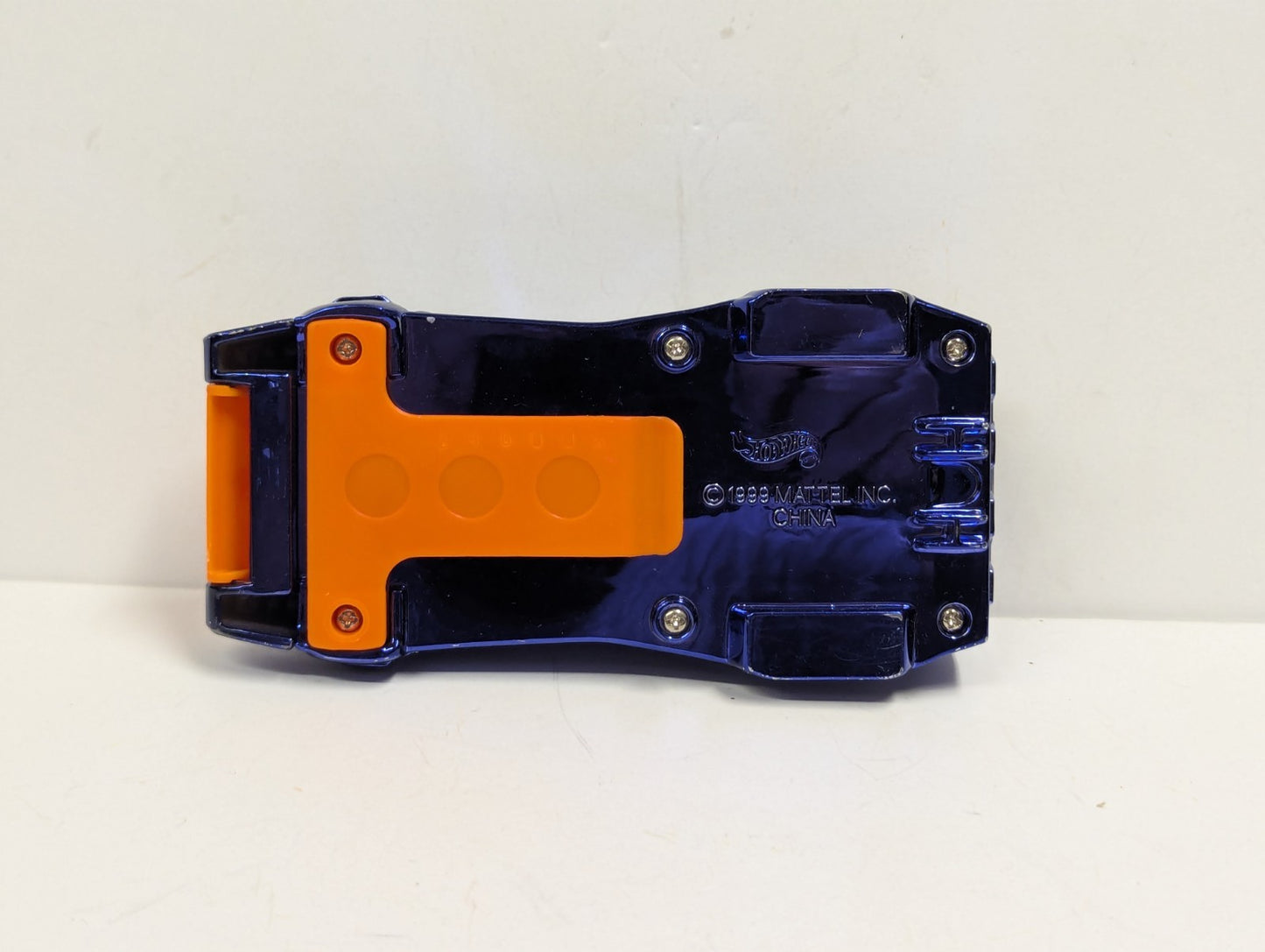 Vintage 1999 Hot Wheels Mattel Power Launcher Purple Chrome & Orange 