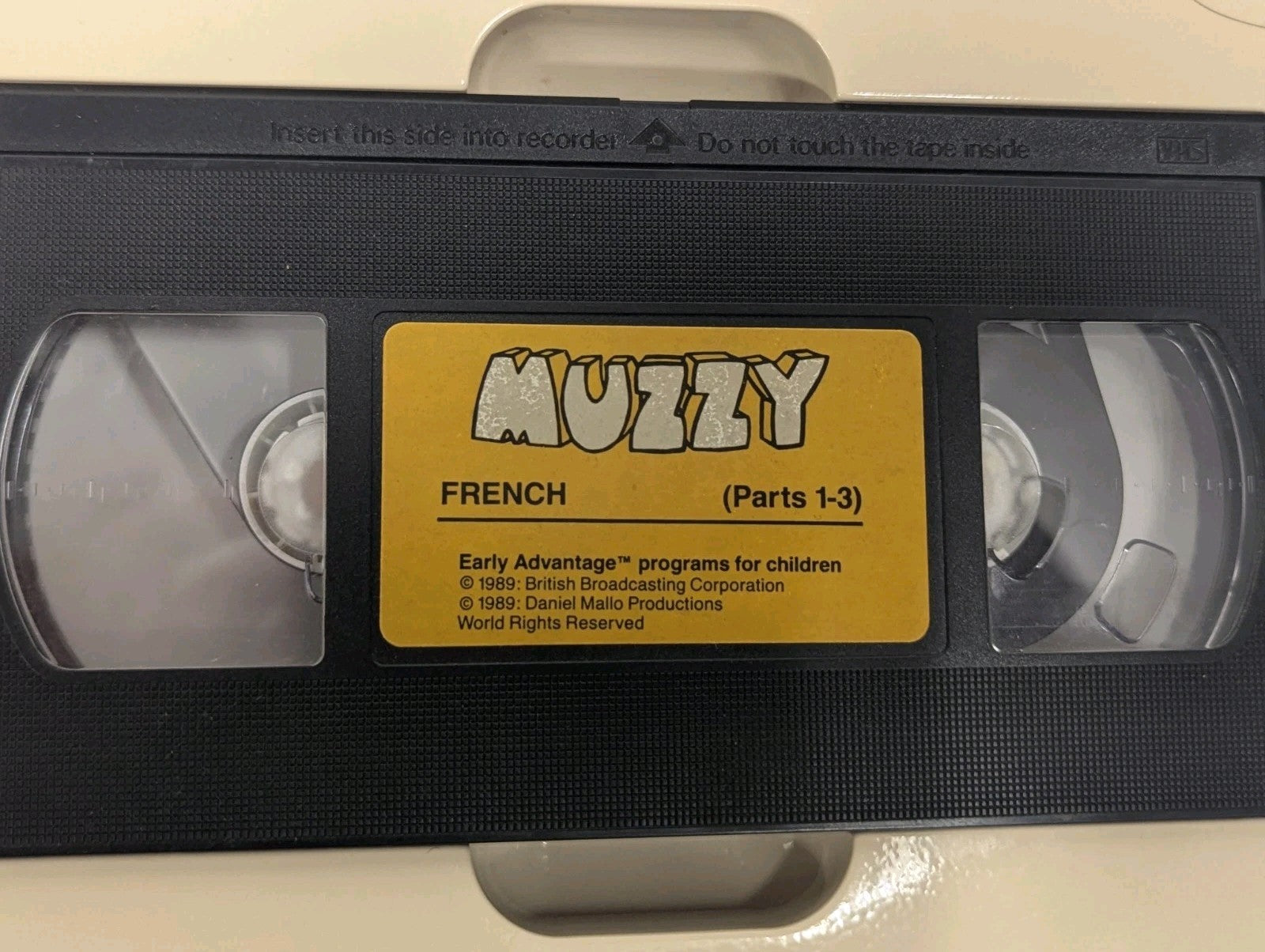 Vintage BBC Muzzy French Language Course for Children Level 1 VHS