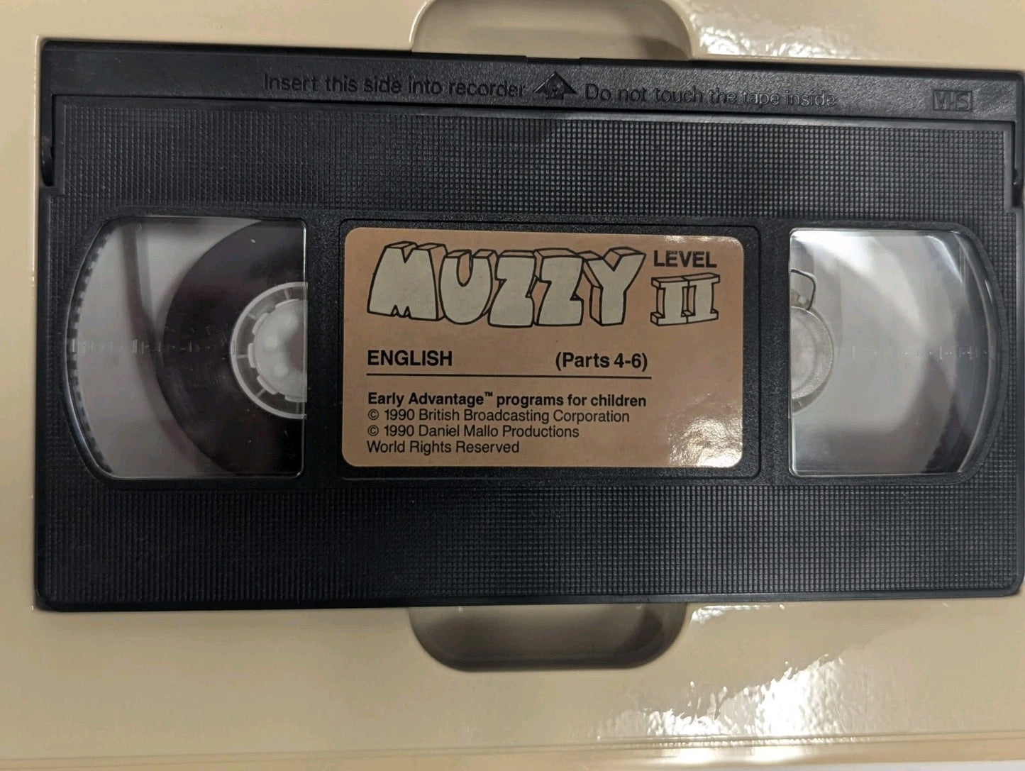 Vintage BBC Muzzy French Language Course for Children Level 2 VHS 