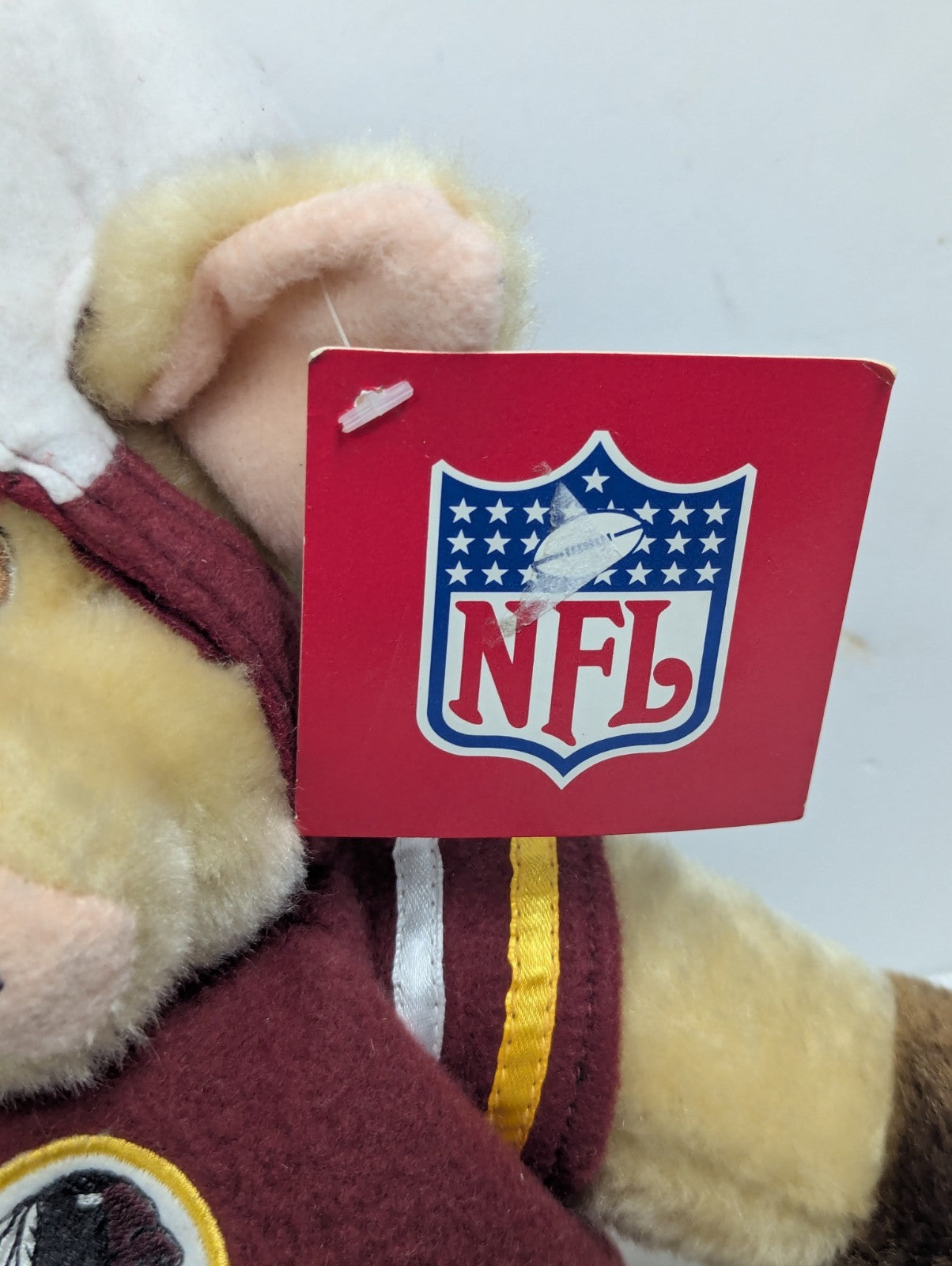 Vintage Washington Redskins NFL Football "Hog" Mascot Plush 8" NWT