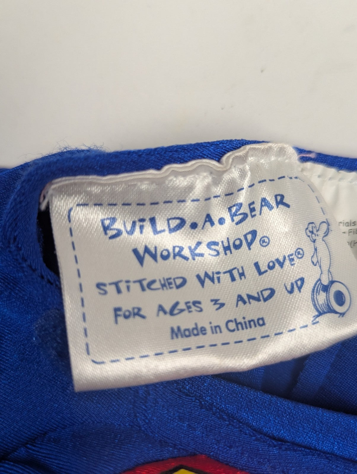 Build a Bear Superman Outfit Muscle Clothing Suit Superhero Costume Halloween