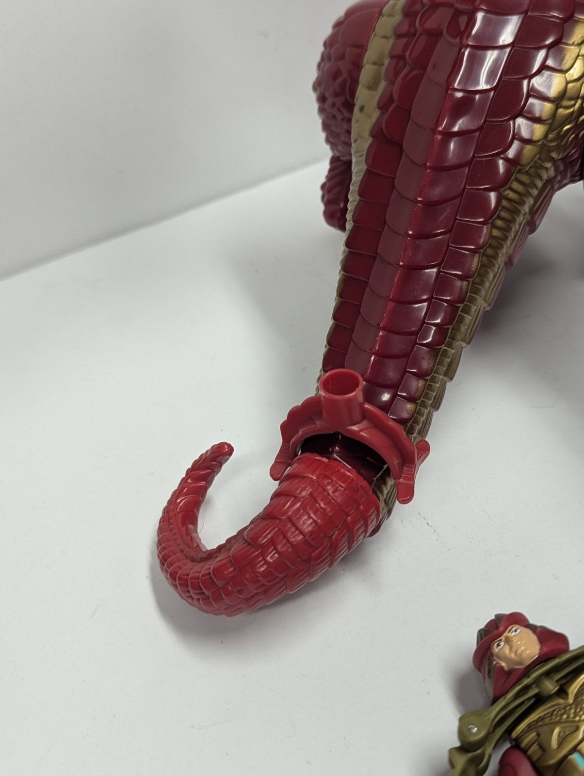 1995 Vintage Galoob DRAGON FLYZ RED MASTER Z'NETH, DRAGON SPINNER & ZING WING