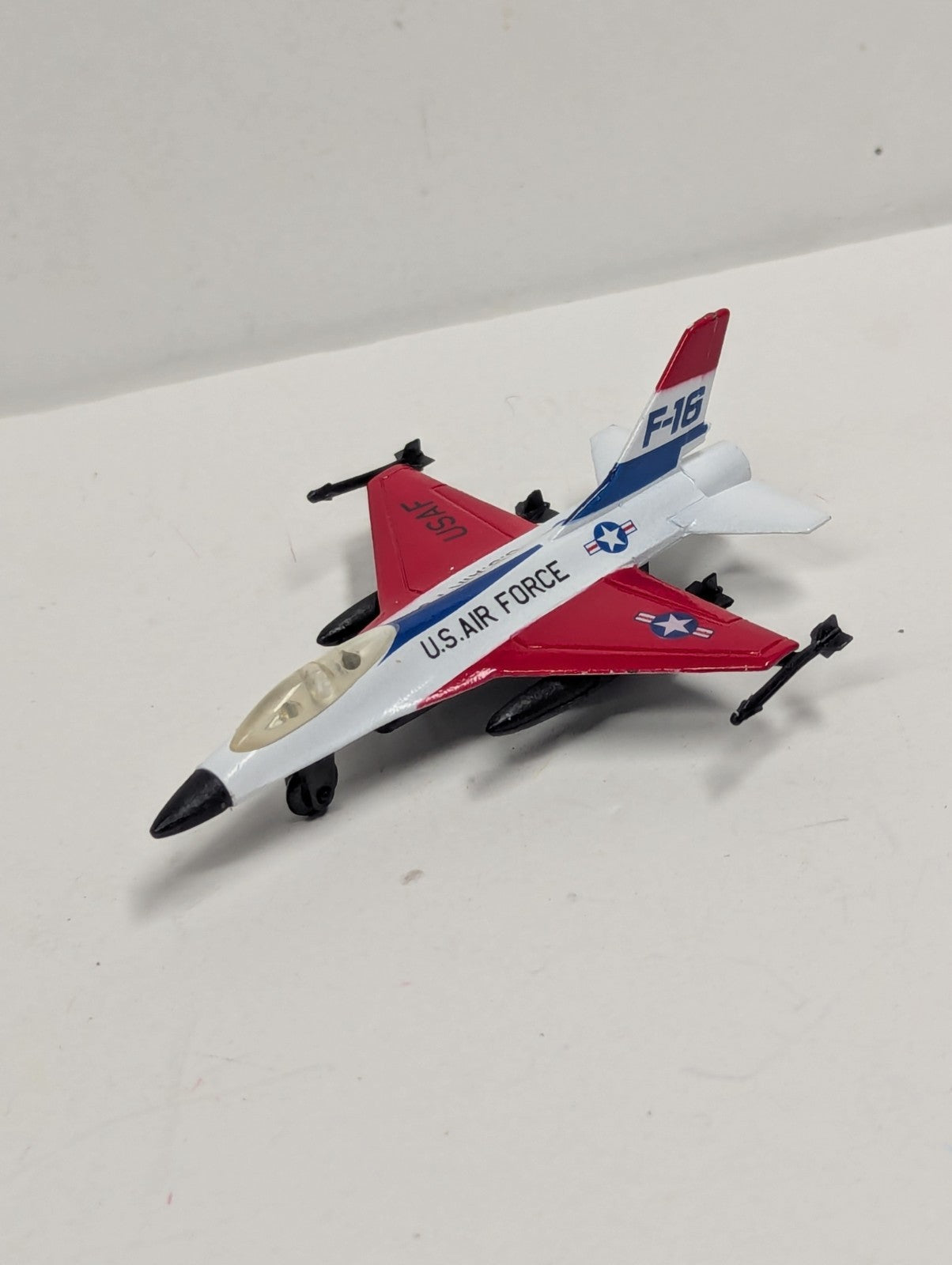 Vintage Zylmex U.S. Air Force F-16 Fighter Jet 