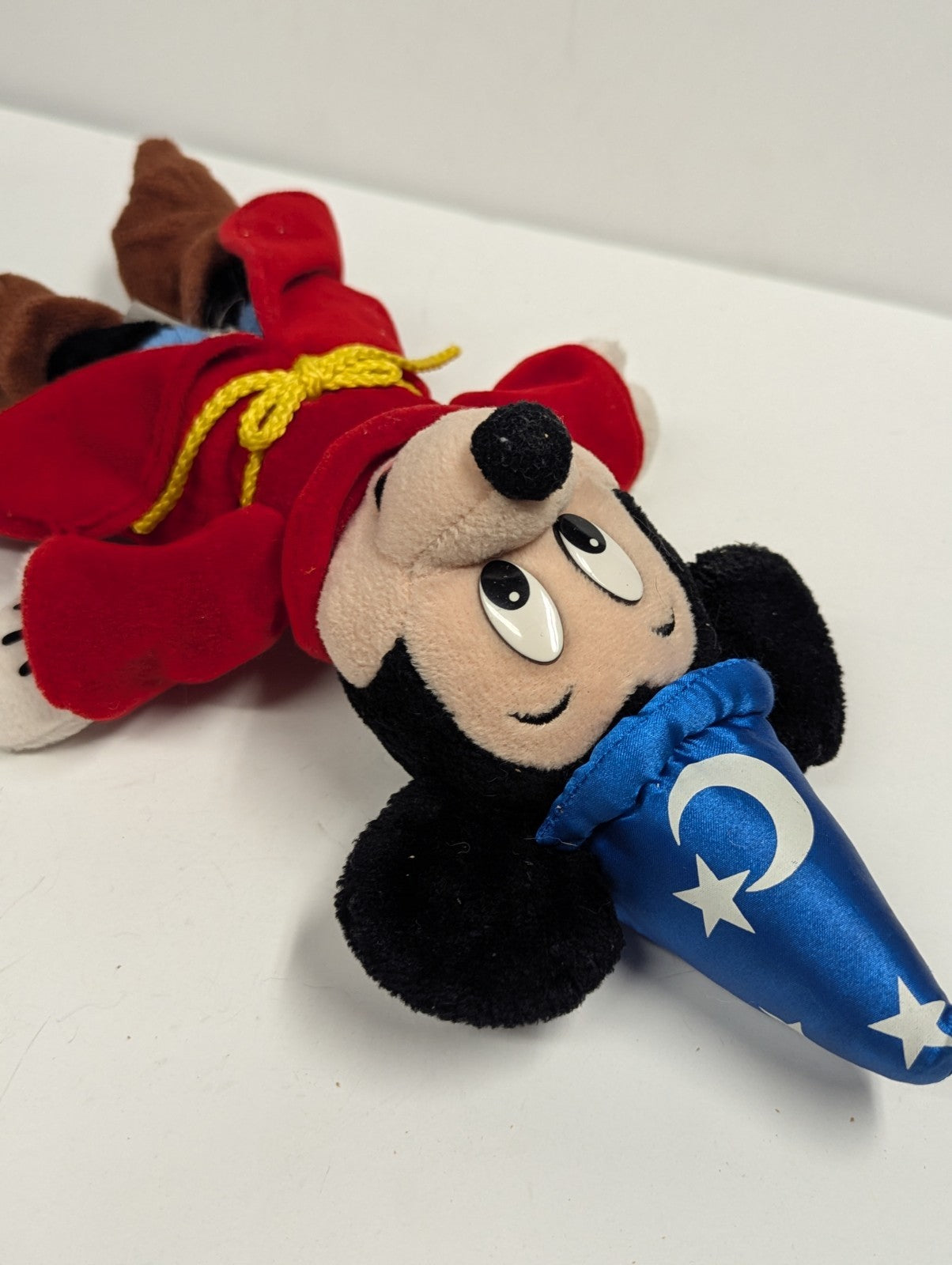 Mickey Mouse Fantasia Sorcerer Plush Walt Disney World Store Stamped Foot