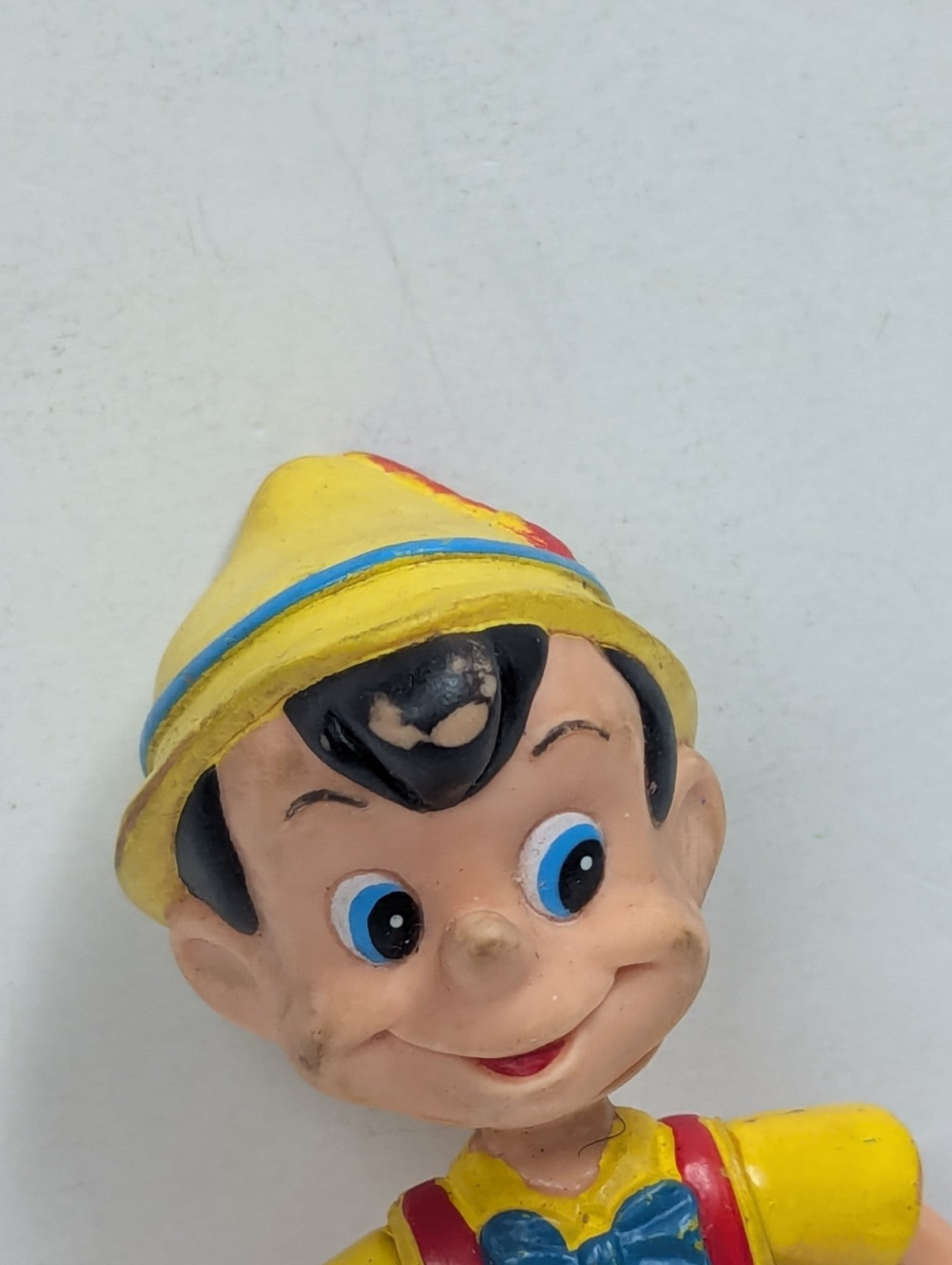 6" Pinocchio Vintage Walt Disney Productions Rubber Figure Toy plastic