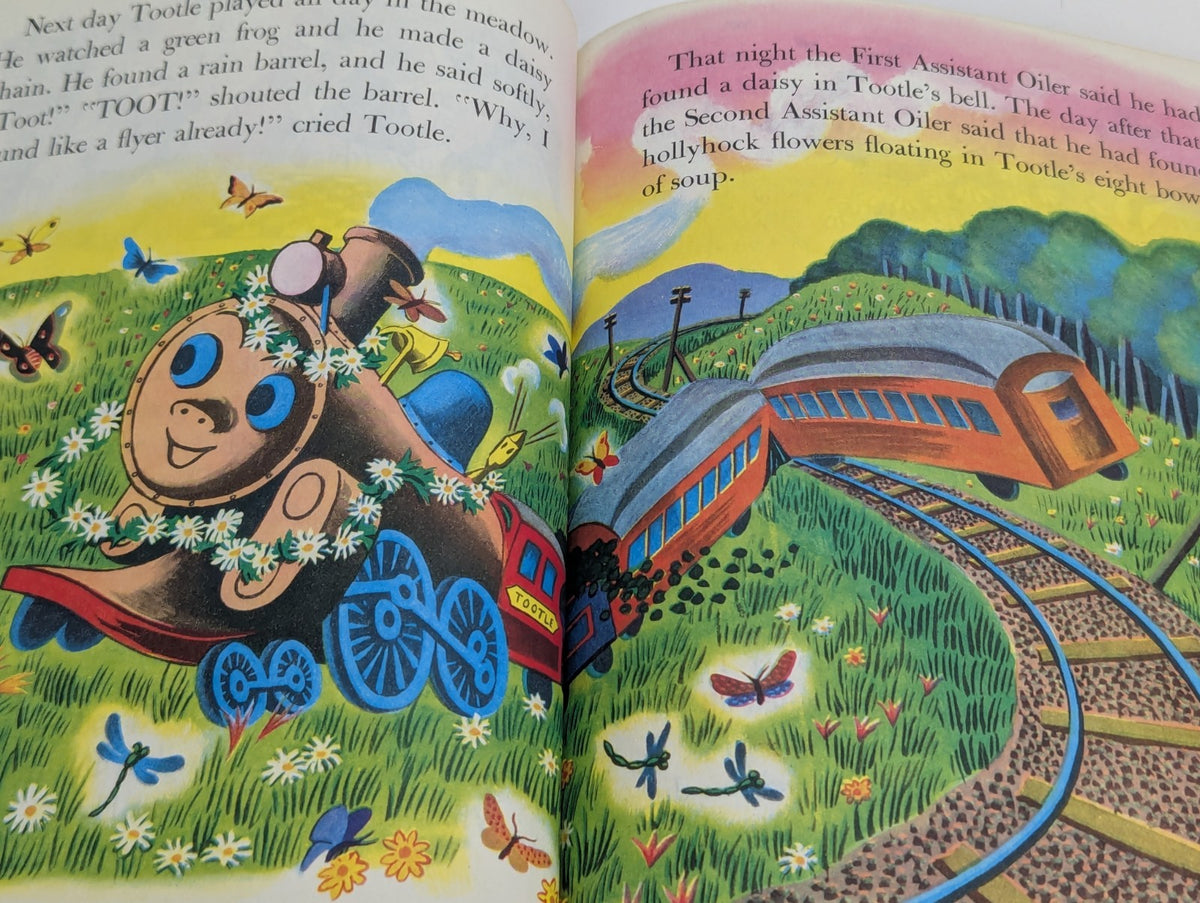 Vintage Little Golden Book TOOTLE 1947