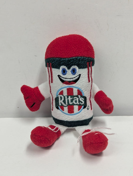 RARE Rita's Italian Ice & Frozen Custard Restaurant Mascot Ice Guy Plush Doll