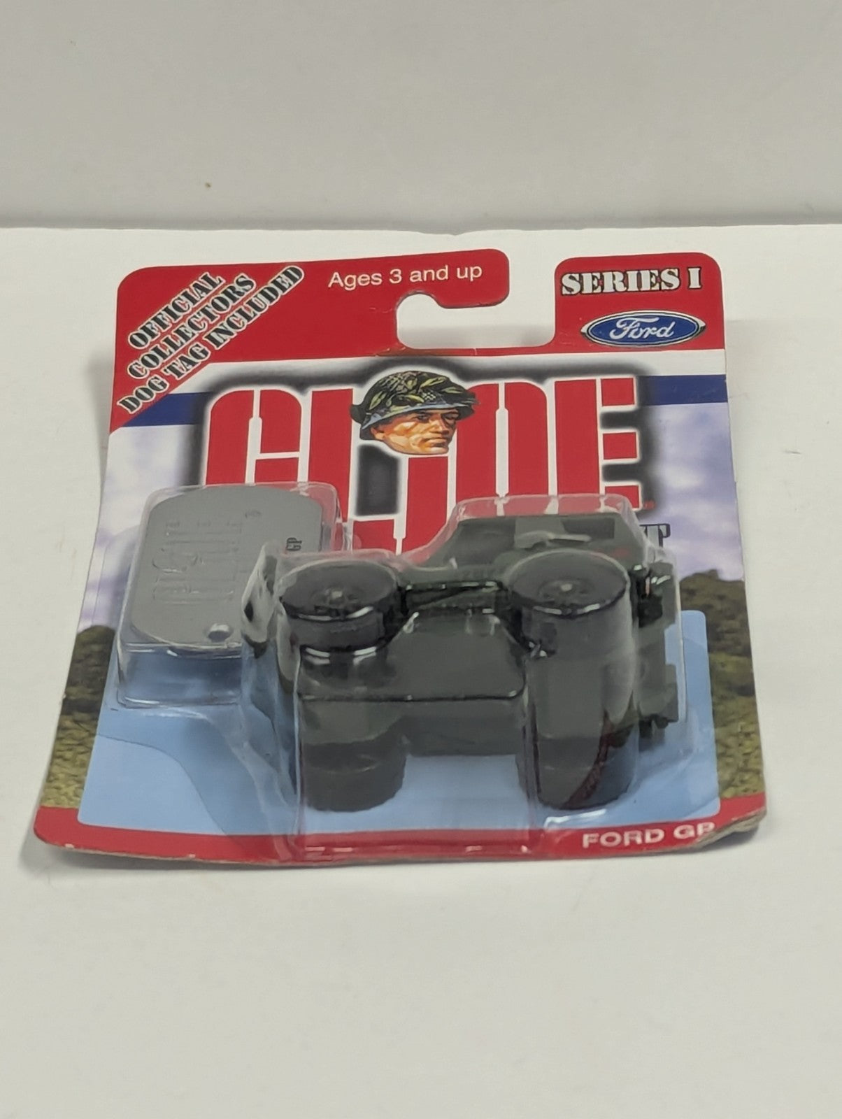 2001 Maisto G.I.JOE FORD GP JEEP Diecast With Dog Tag on Card