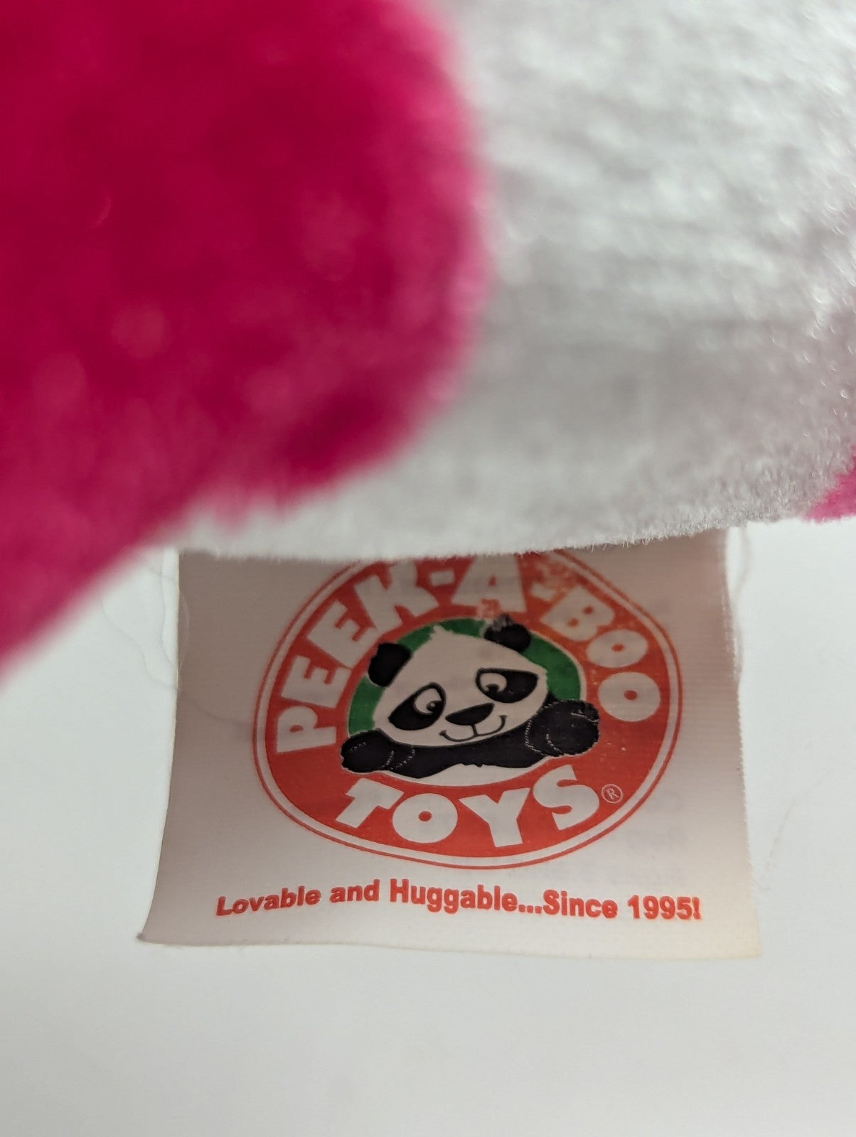 Peek A Boo Toys Pink Cow Plush