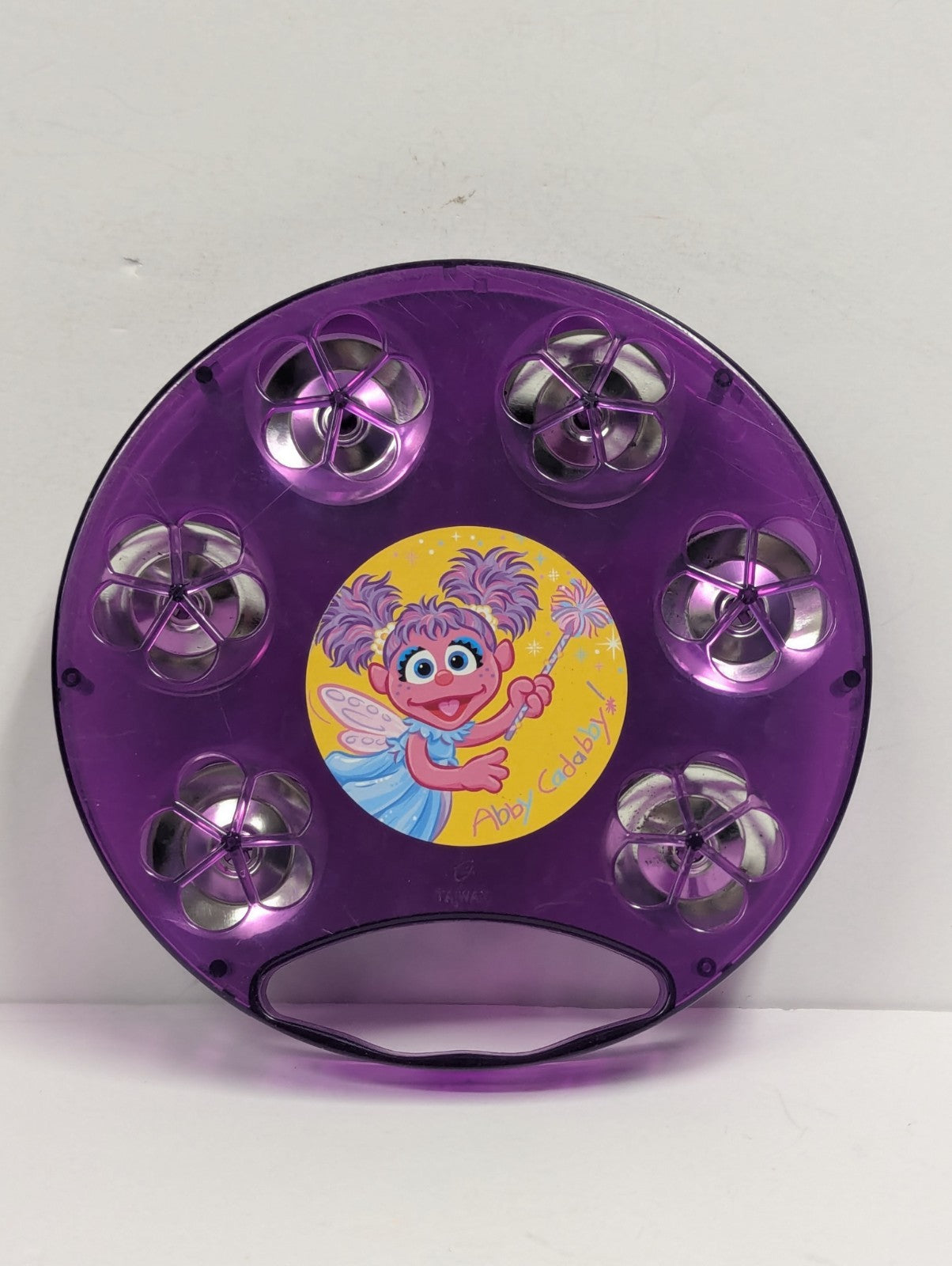 2010 Sesame Street SeaWorld Abby Kids Pink Tambourine Music Rocks! Musical Toy
