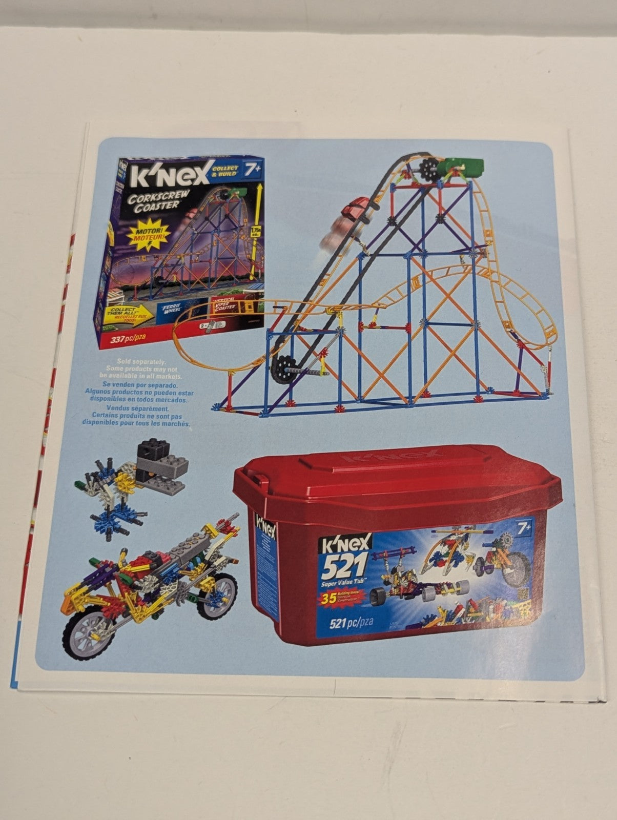 K’Nex Mario Kart Wii Track Expansion Pack Incomplete As Is In Box