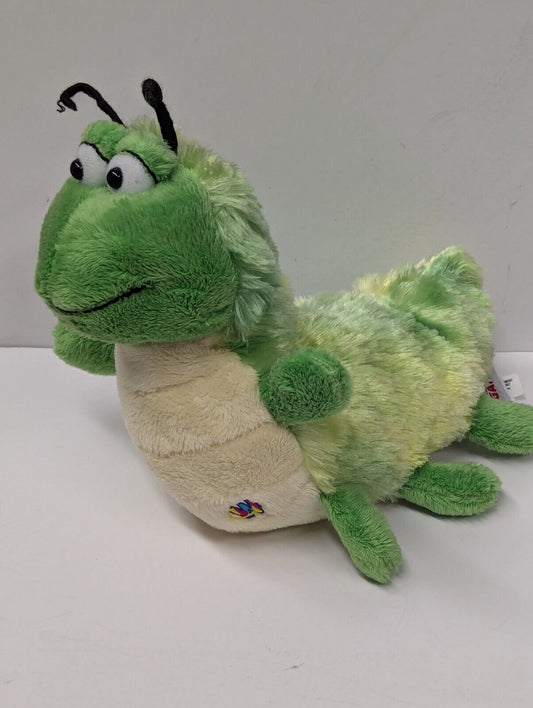 Ganz Webkinz Caterpillar 9" Plush Green Worm Stuffed Animal Toy NO CODE