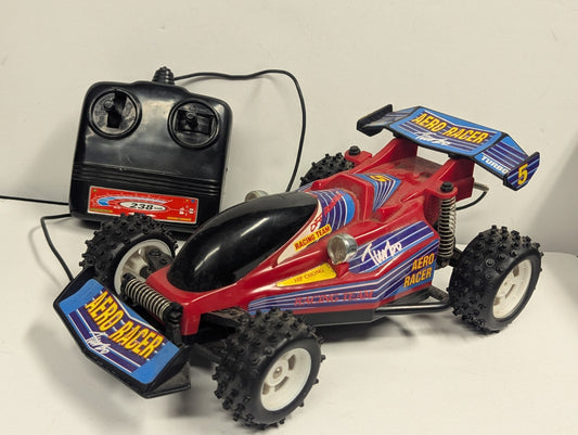 Vintage Hip Chong Aero Racer R/C Remote Control Buggy WIRED