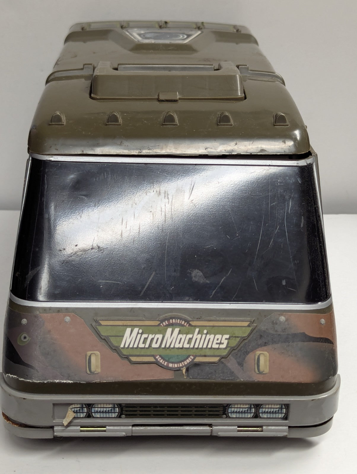 Vintage 1991 Micro Machines Camo Military Van Fold Out Playset 13C-C5710 Galoob