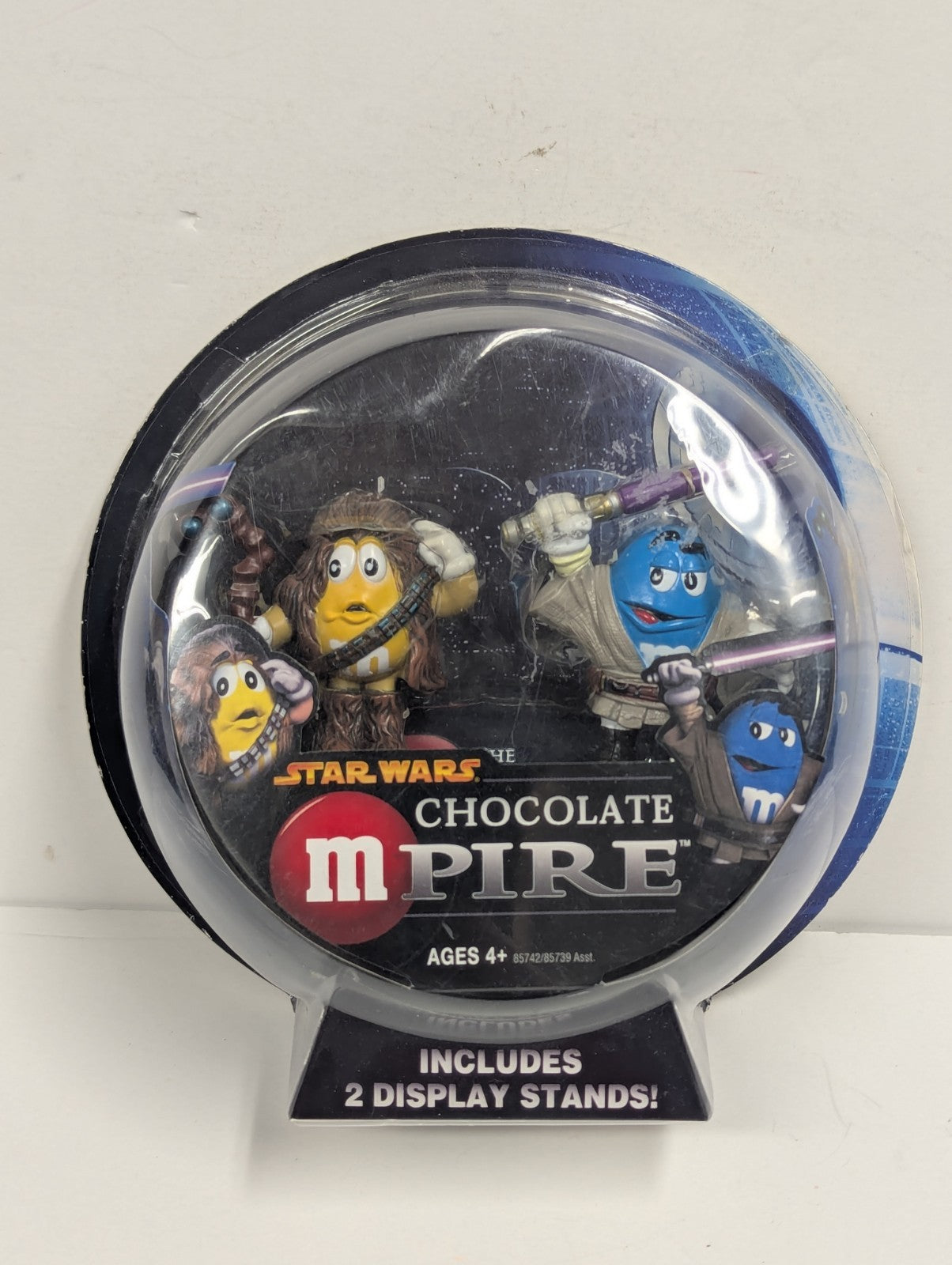 2005 Star Wars Chocolate Mpire Carded Mace Windu Chewbacca Action Figures