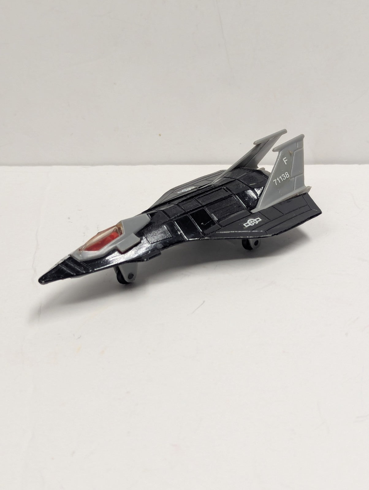 Vintage 1987 Diecast, Metal Tootsie Toy Stealth Fighter 5.75" Plane