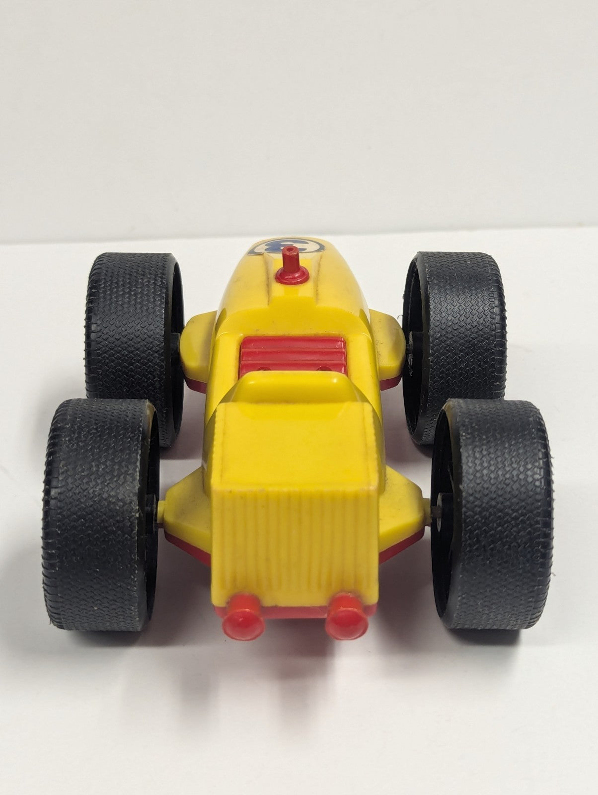 Vintage Disney Mickey Racing Car Friction Motor #3 Missing Items Made In Japan