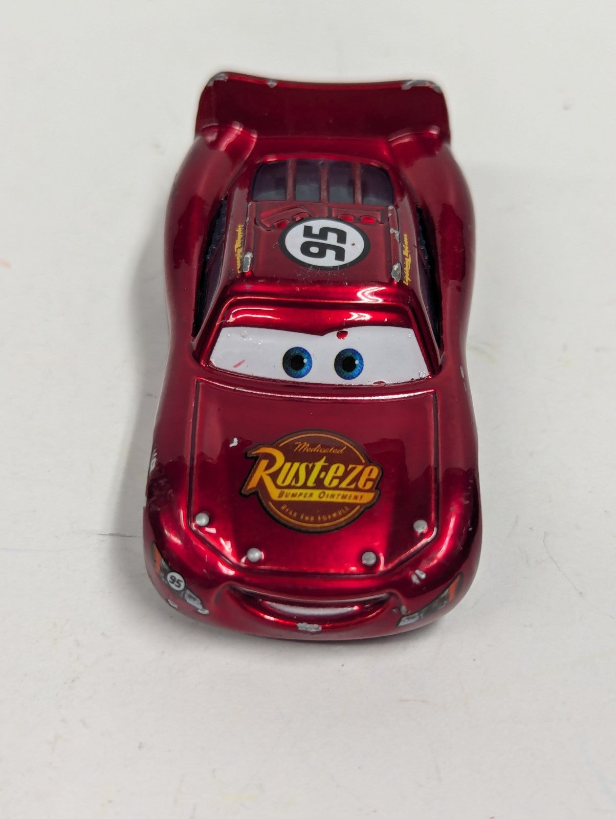 Disney Pixar Cars Metallic Res Lightning McQueen Diecast Car
