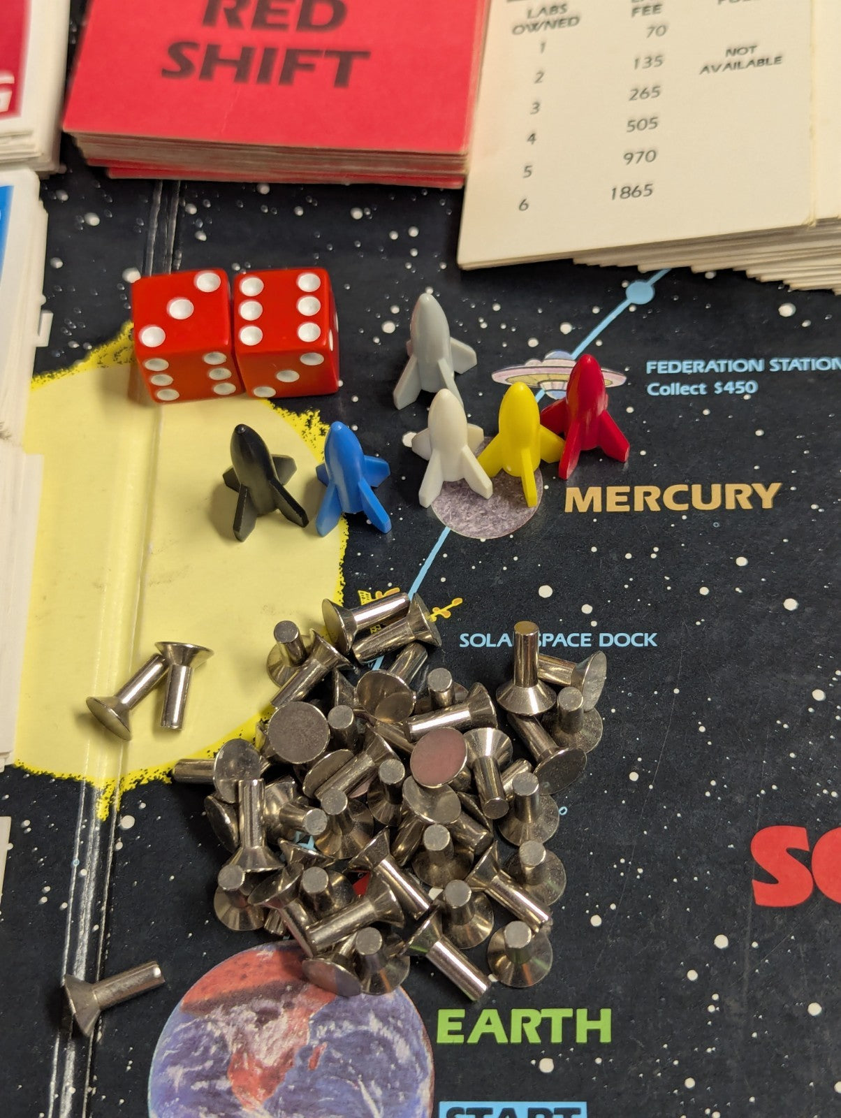 1986 SOLARQUEST, Space Age Board Game, Golden Western Publishing AS IS