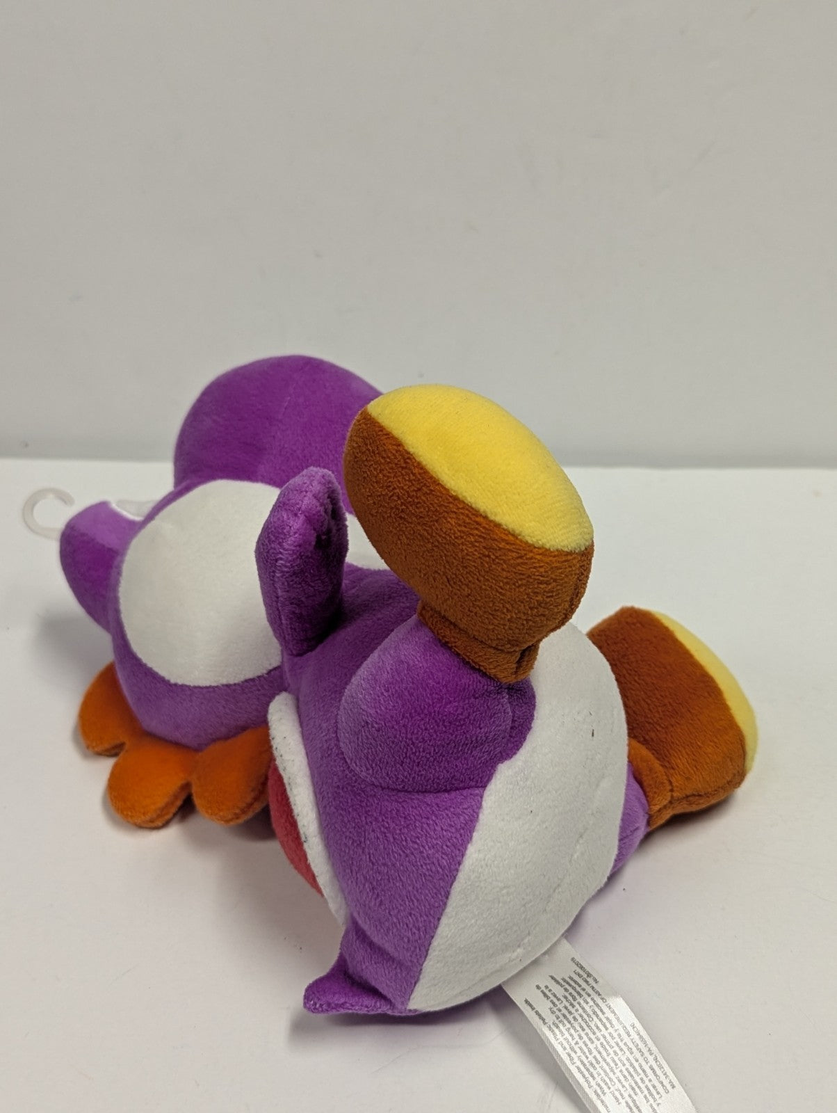 2018 Super Mario Bros Purple YOSHI Plush Genuine All Star 8" 