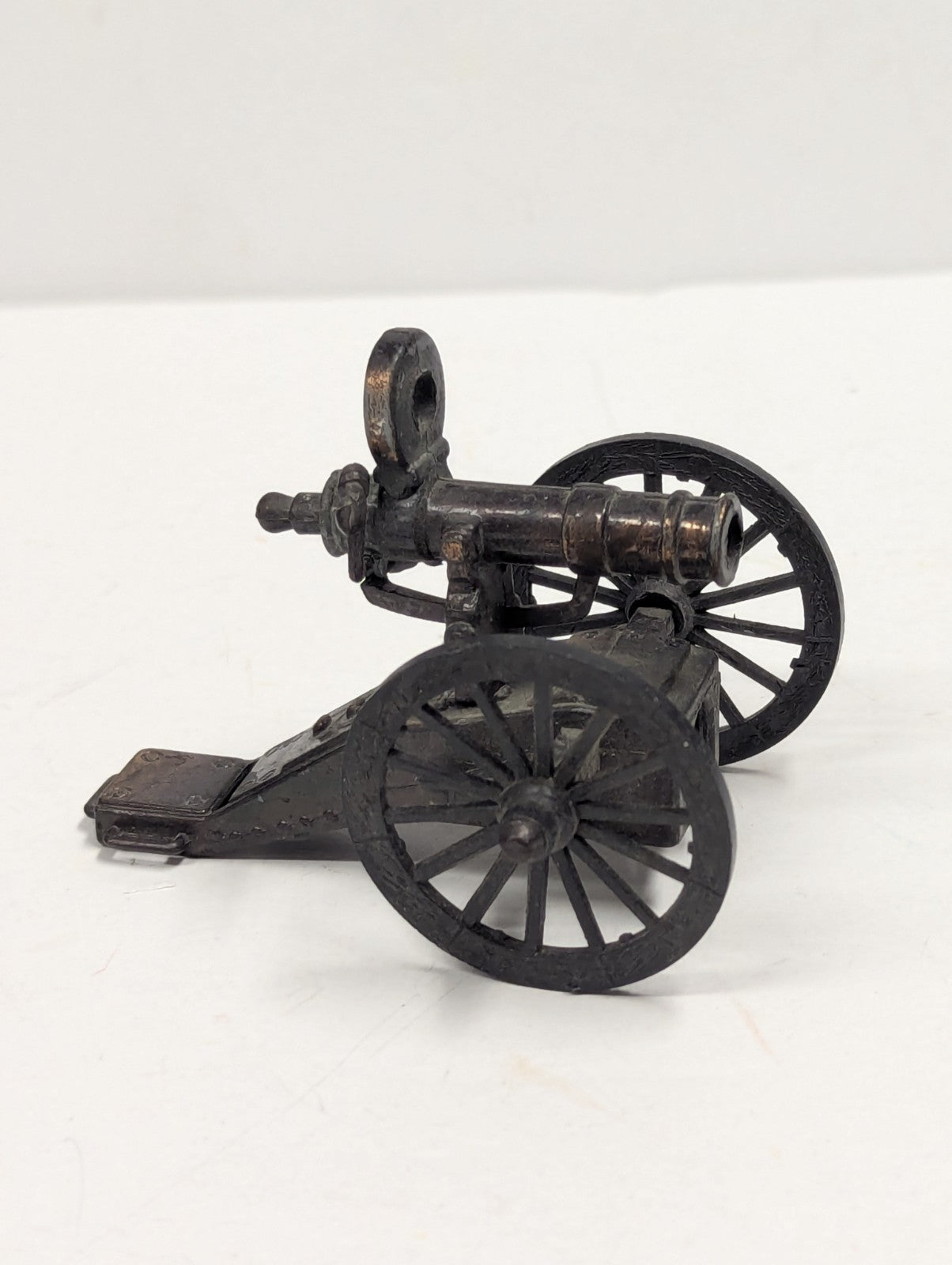 Vintage Cannon Antique Finish Die-Cast Miniature Pencil Sharpener Loose #9305