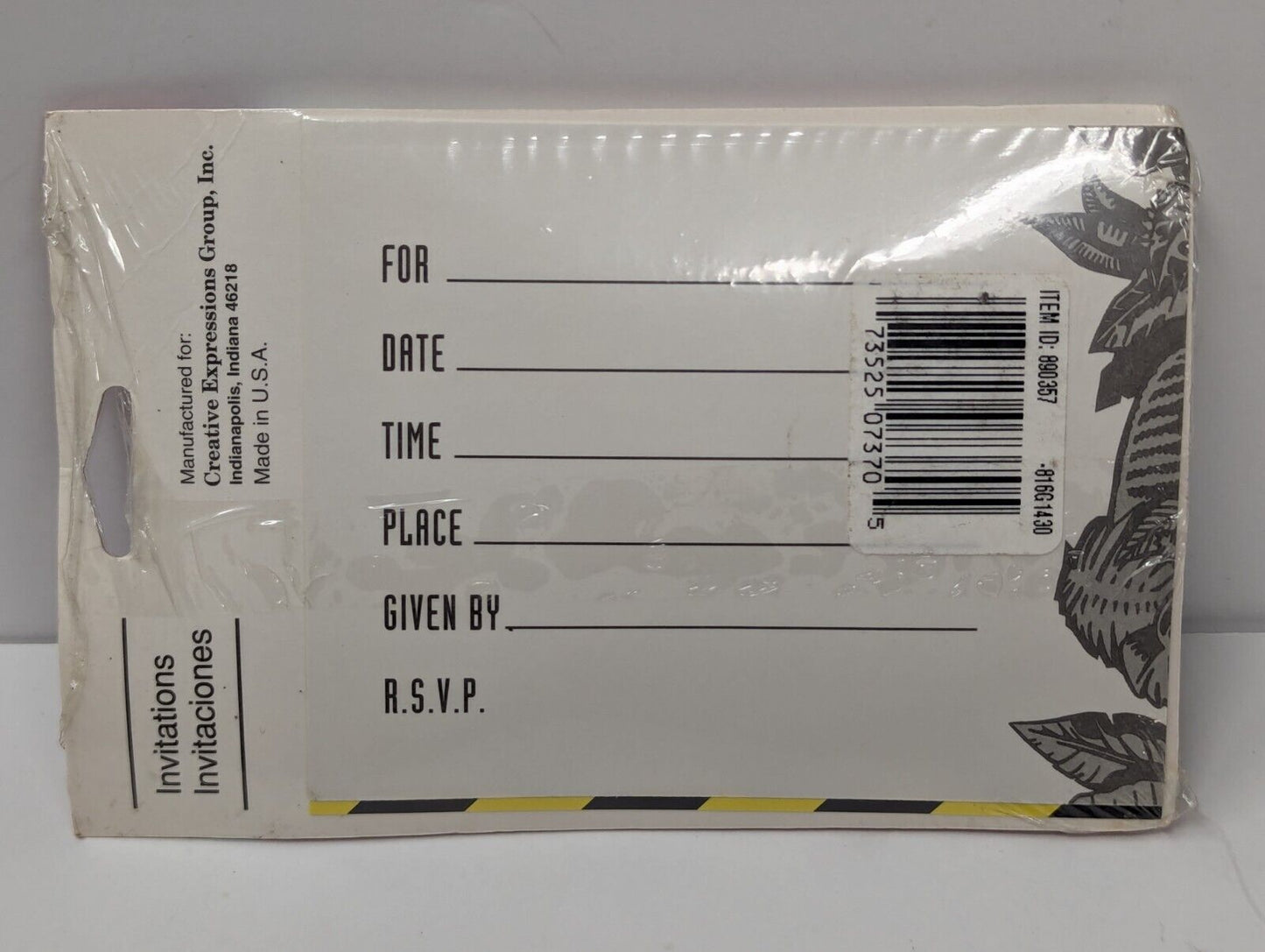 Vintage Jurassic Park The Lost World Dinosaur Party Birthday Paper Invites NEW
