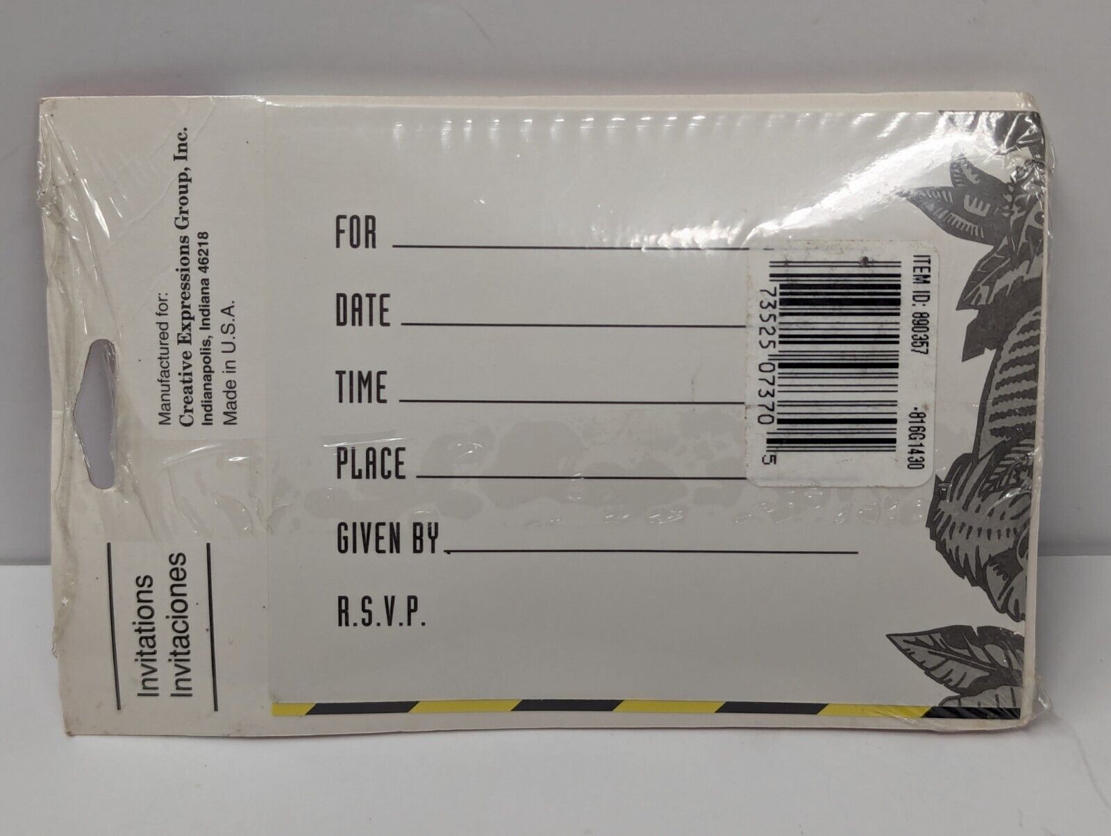 Vintage Jurassic Park The Lost World Dinosaur Party Birthday Paper Invites NEW