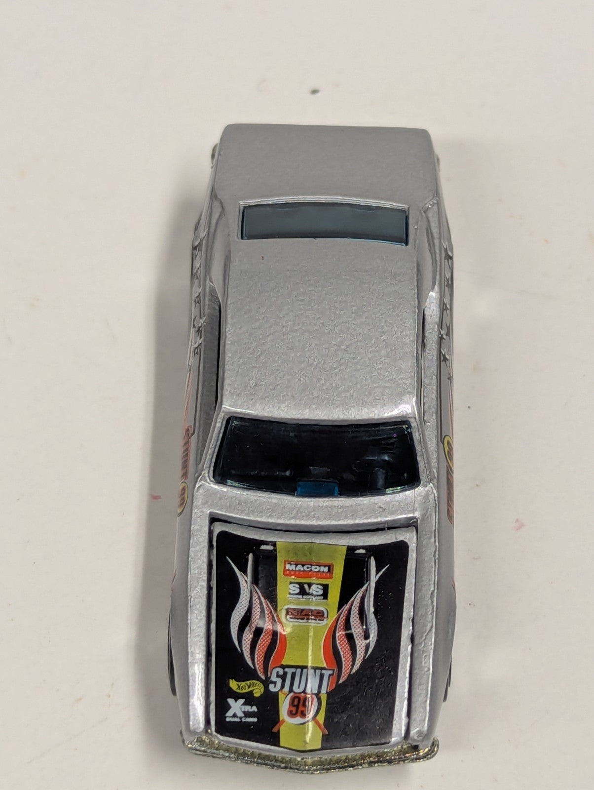 Vintage 1982 Hot Wheels '67 Camaro Silver "Stunt 99" 