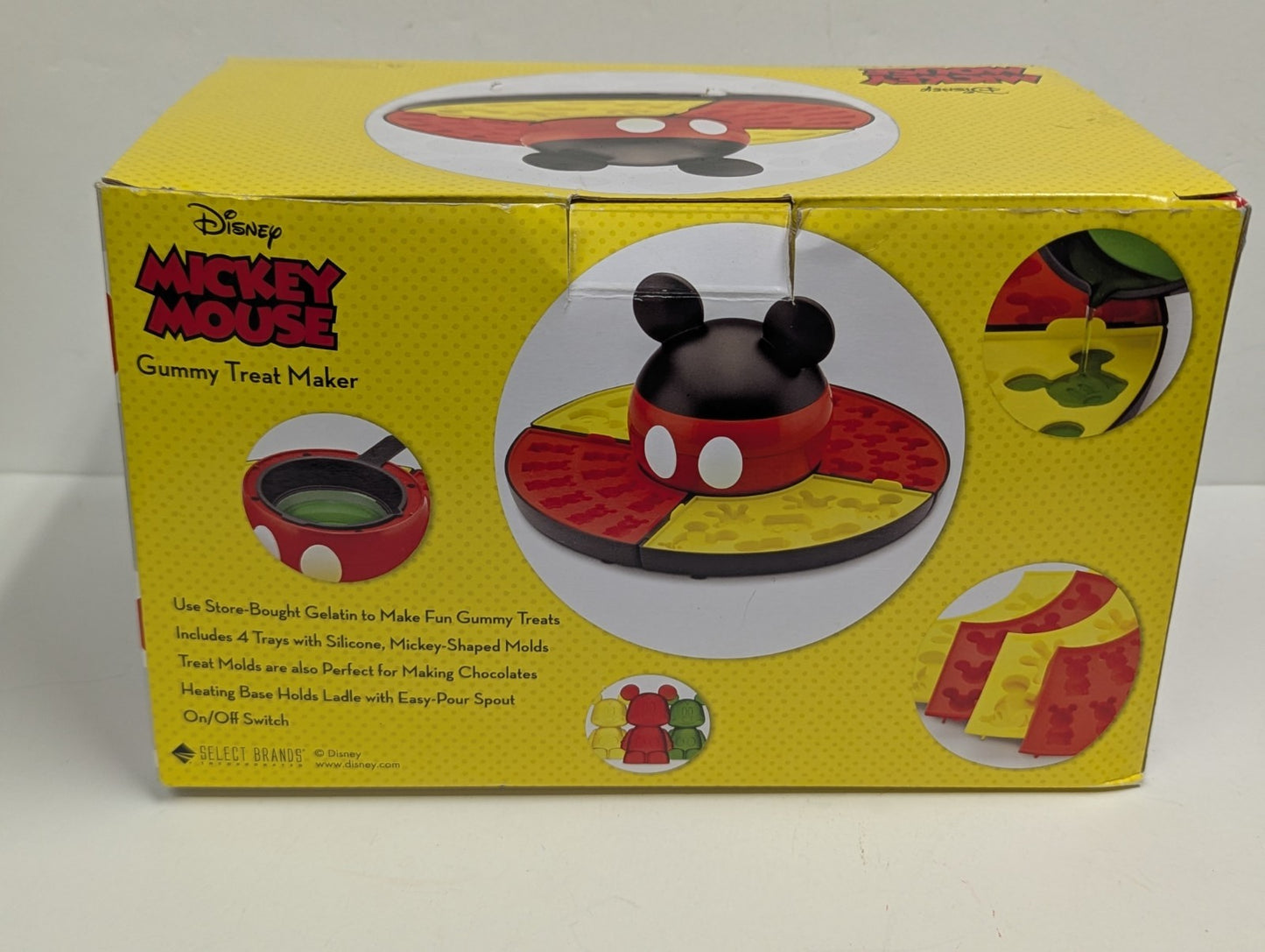 Disney Mickey Mouse Gummy Treat Maker Silicone Trays