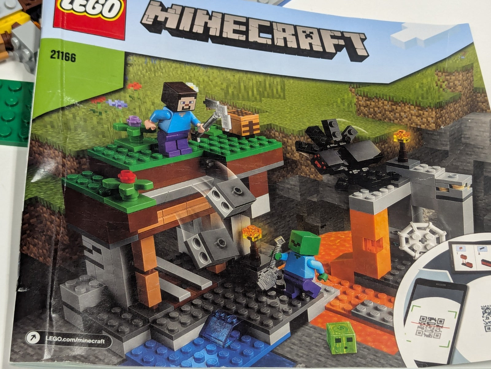 LEGO Minecraft: "The ""Abandoned"" Mine" (21166) Incomplete 