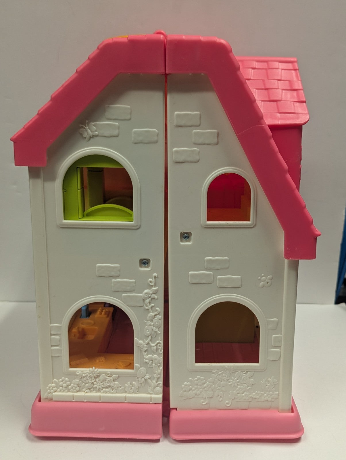 Fisher Price Little People Surprise & Sounds Home Pink Doll House Working Tested