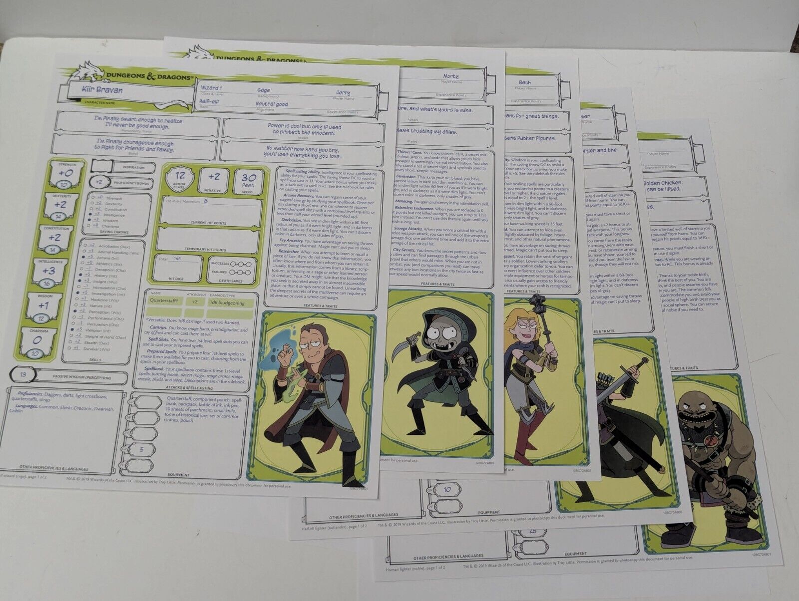D&D Dungeons and Dragons VS RICK AND MORTY Complete