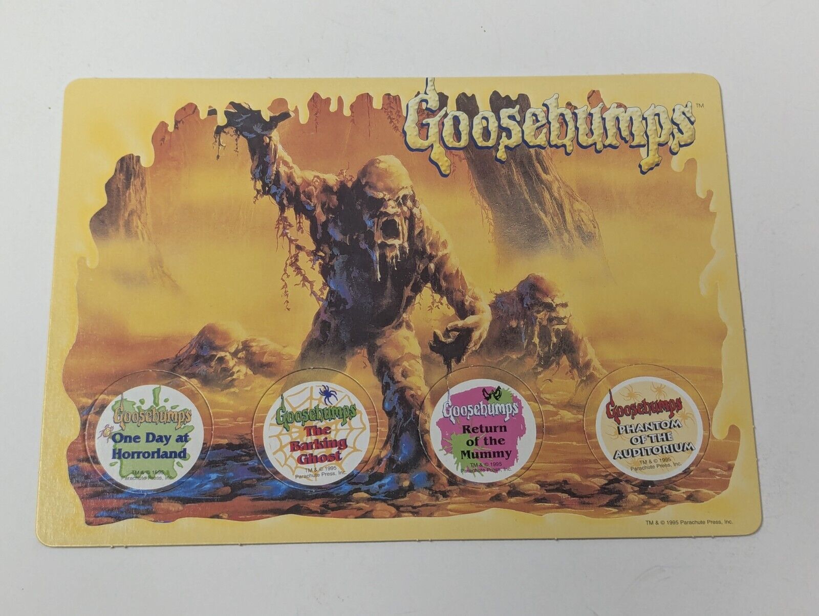 Goosebumps Shrieks And Spiders Incomplete Board Game Parker Bros 1995 