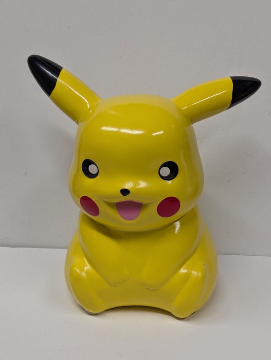 2014 9" Pokemon Pikachu Ceramic Piggy Bank Nintendo & Starpoint