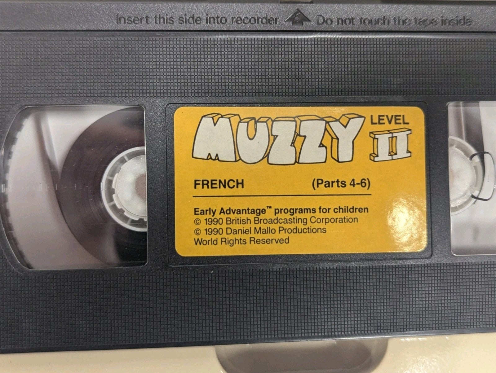 Vintage BBC Muzzy French Language Course for Children Level 1 VHS