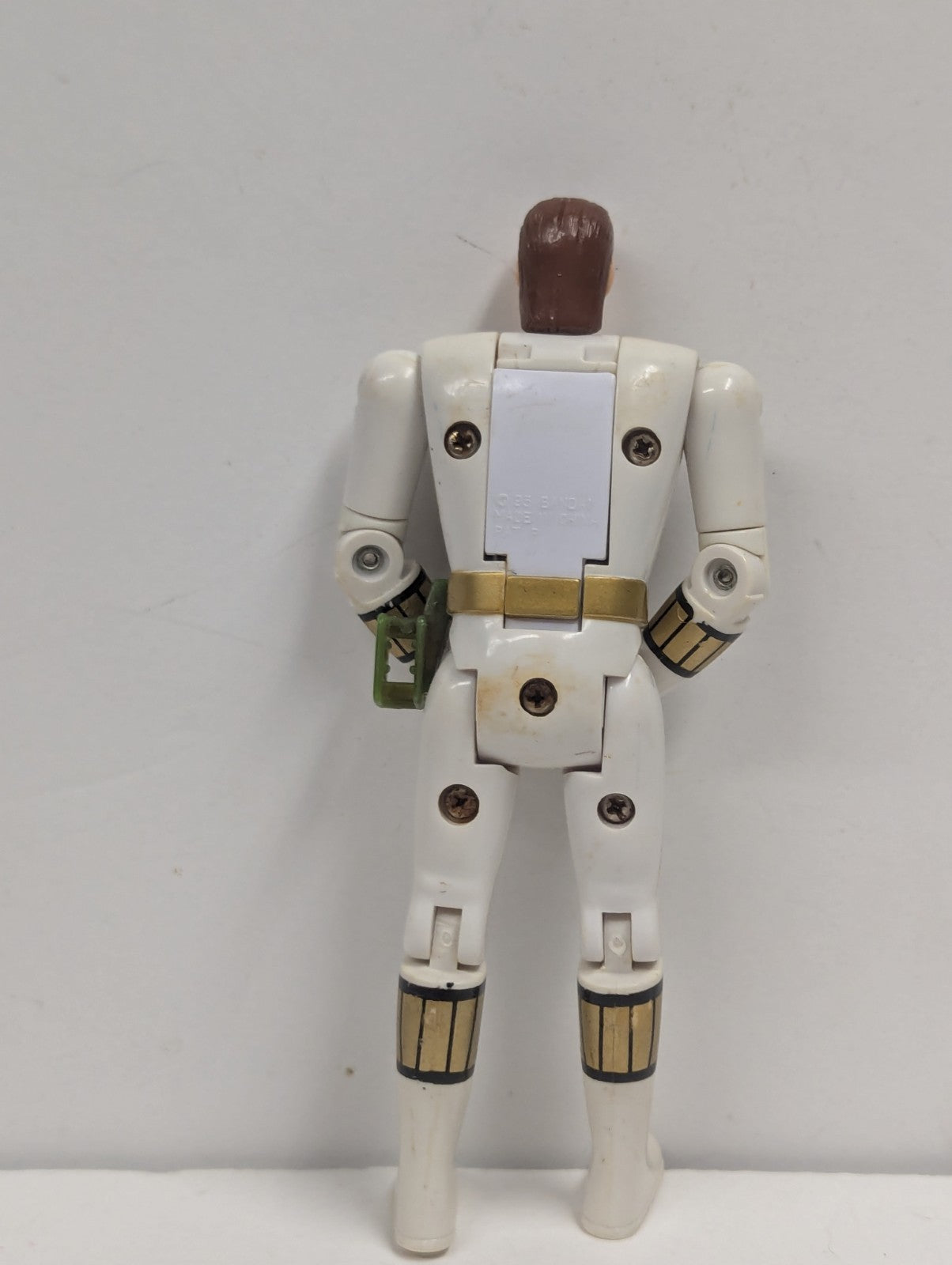 Mighty Morphin Power Rangers Auto Morphin Tommy White Ranger Figure Fliphead