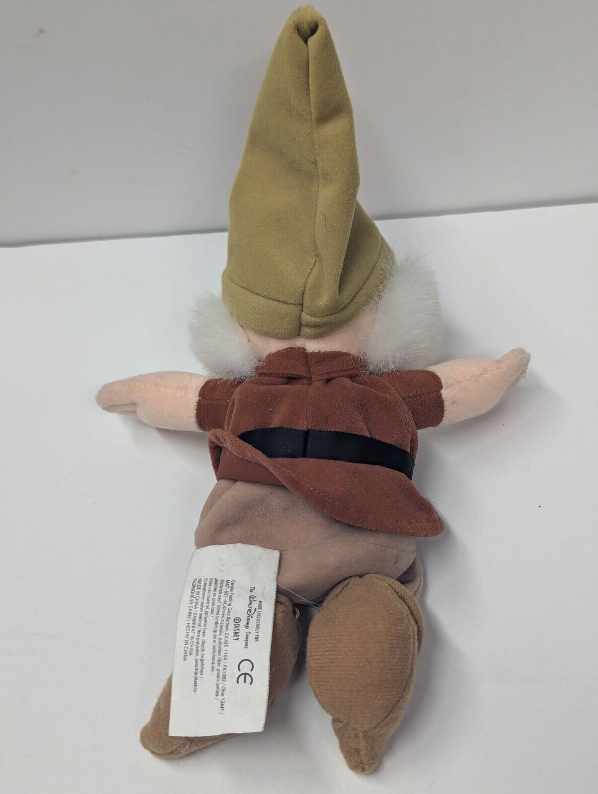 Disney Doc  (From Snow White & 7 Dwarfs) 6” Tall Stuffed Animal Plush Toy