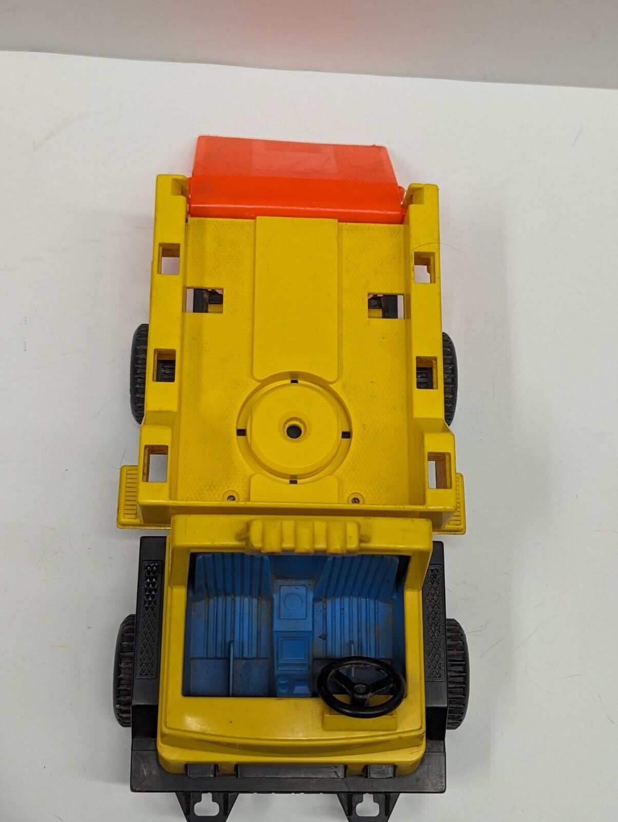 1978 Vintage Fisher Price Husky Helpers Race Car Truck #320 Truck Only