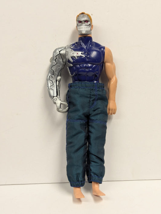 Vintage 1998 Max Steel Psycho Cyborg 11" Action Figure  Mattel
