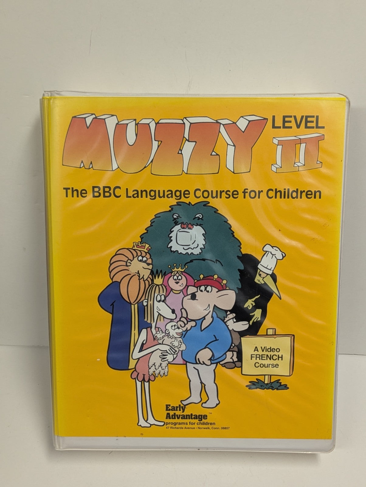 Vintage BBC Muzzy French Language Course for Children Level 2 VHS 